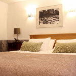 Room with double bed